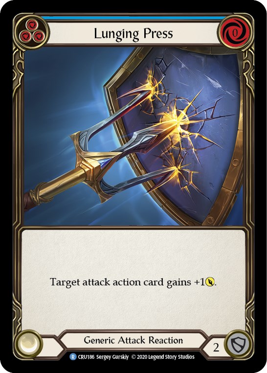 Lunging Press Crucible of War Flesh and Blood TCG