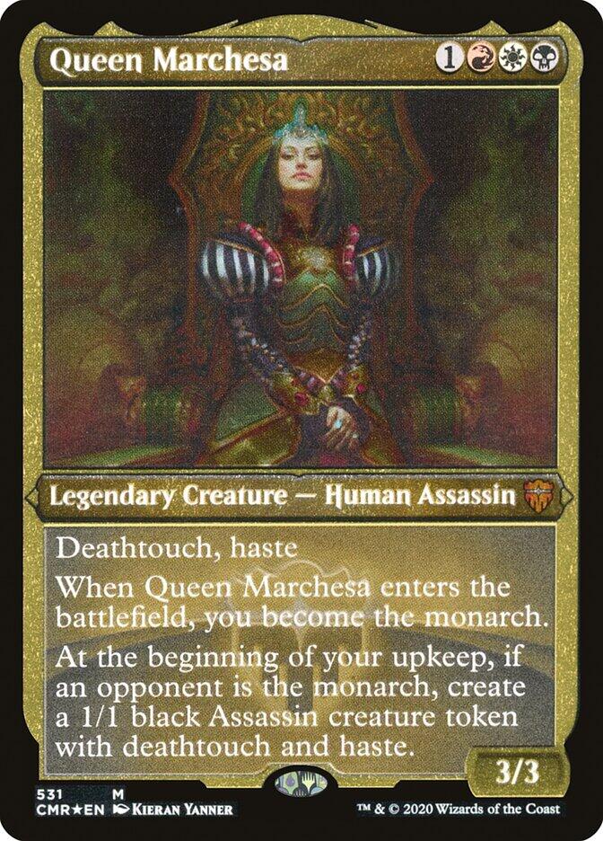 Queen Marchesa (Foil Etched) - Commander Legends - Magic: The Gathering
