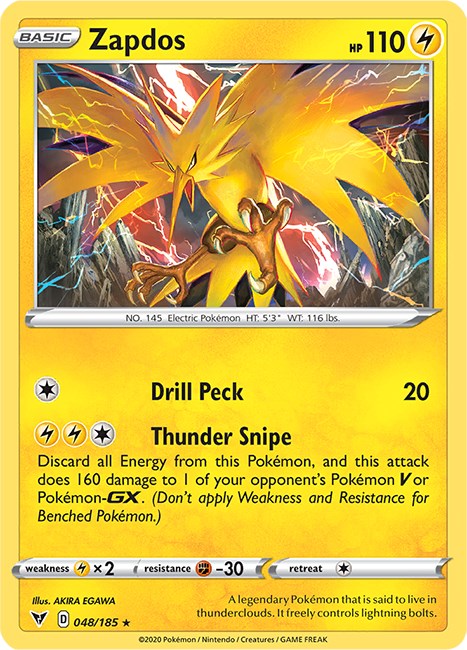 POKEMON 151 - Pokémon - Graded Card Zapdos EX - Special Art - 202