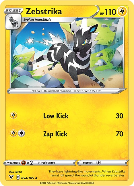 Zebstrika card artwork