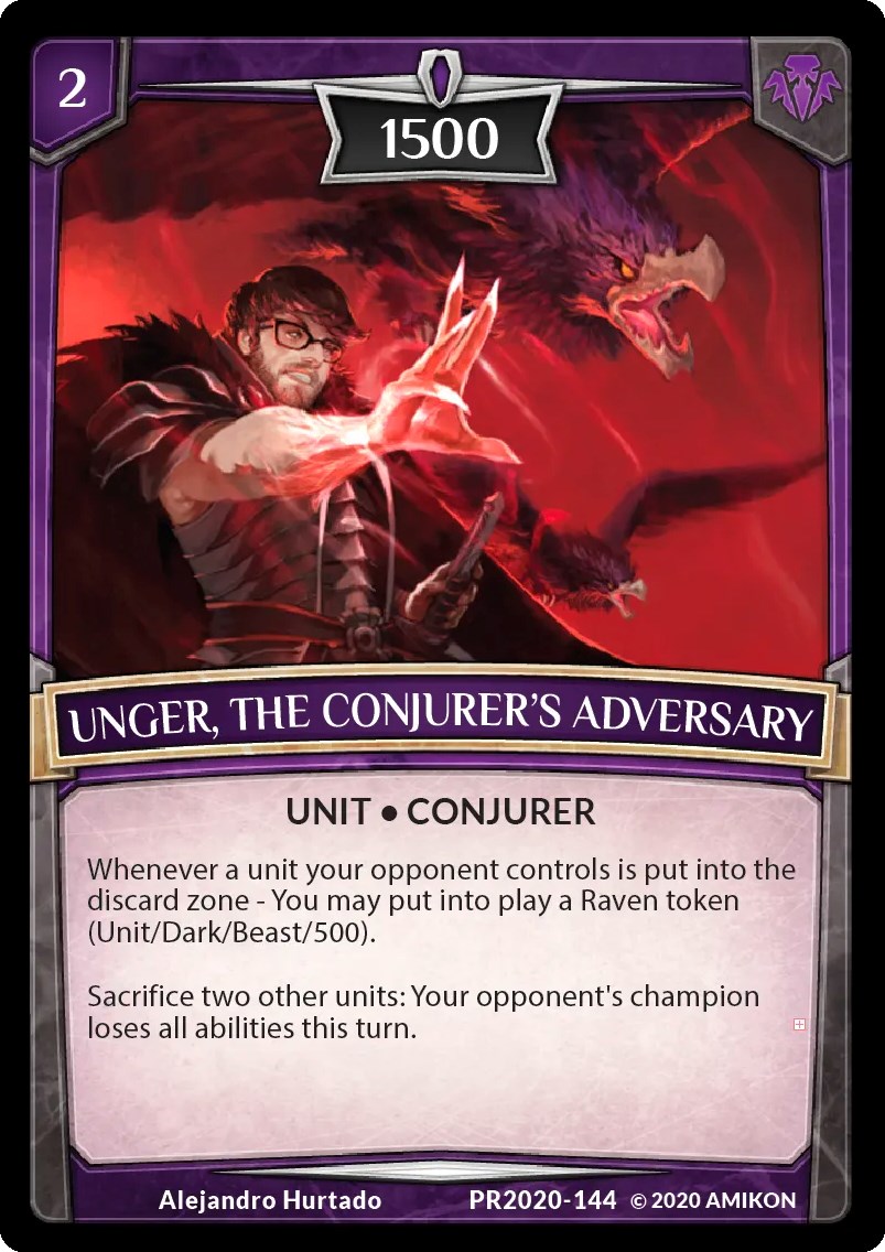 Unger, the Conjurer's Adversary - Argent Saga Promos - Argent Saga TCG