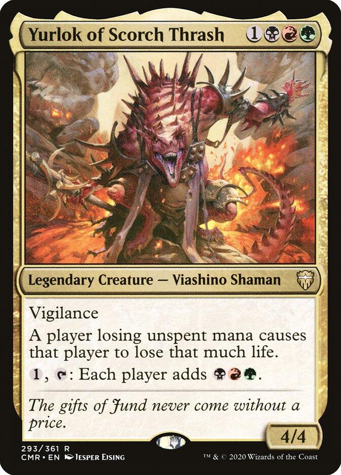 Yurlok of Scorch Thrash Commander Legends Magic The Gathering