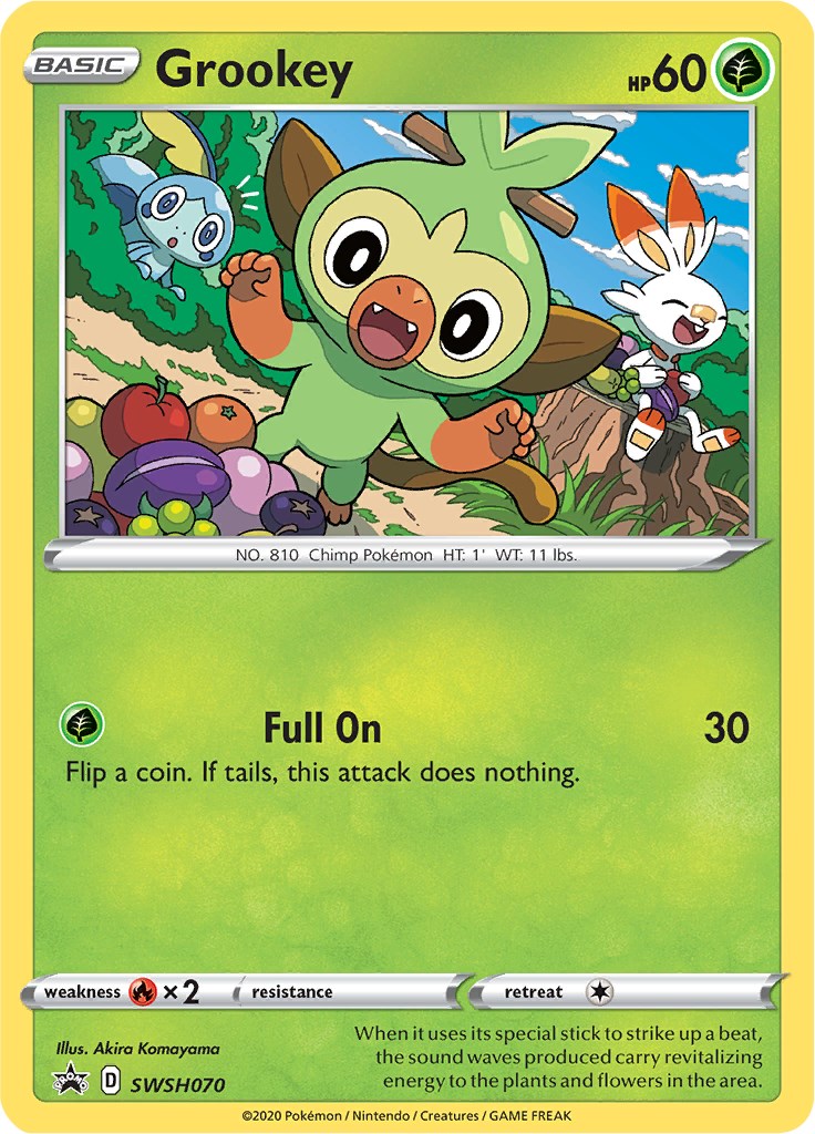 Grookey card artwork