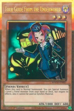 TOUR GUIDE FROM THE UNDERWORLD MAGO-EN007 1st NM - Premium Gold Yu-Gi-Oh 