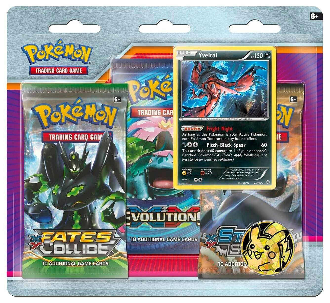 XY 3 Pack Blister [Yveltal] - XY - BREAKthrough - Pokemon