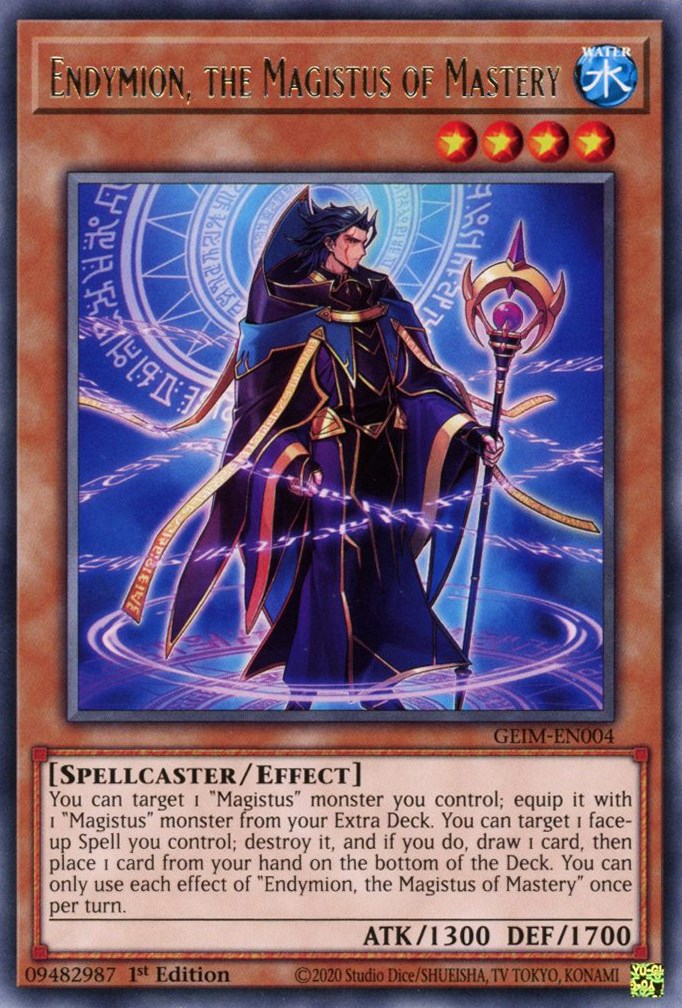 Endymion, the Magistus of Mastery Genesis Impact YuGiOh