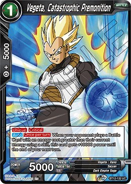 Vegeta, Catastrophic Premonition - Vicious Rejuvenation - Dragon Ball 