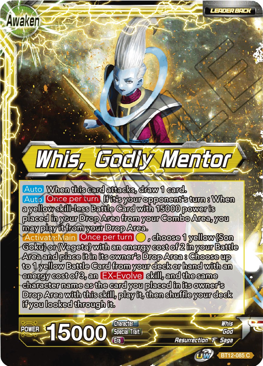 Whis // Whis, Godly Mentor - Vicious Rejuvenation - Dragon Ball Super CCG