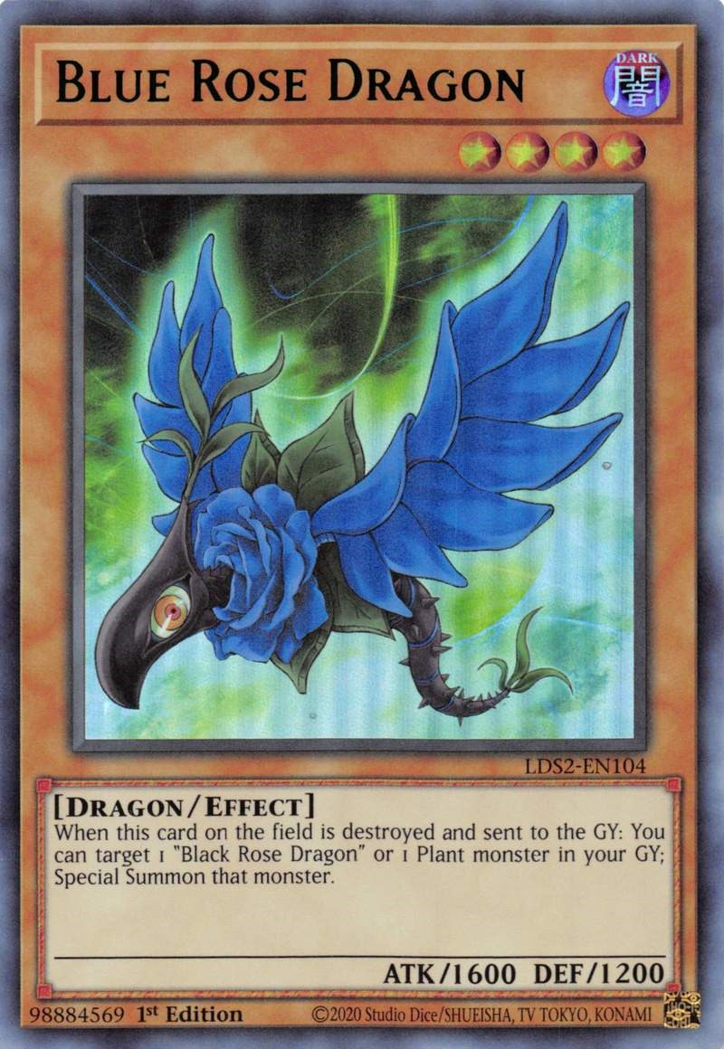 Blue Rose Dragon (Blue) - Legendary Duelists: Season 2 - YuGiOh