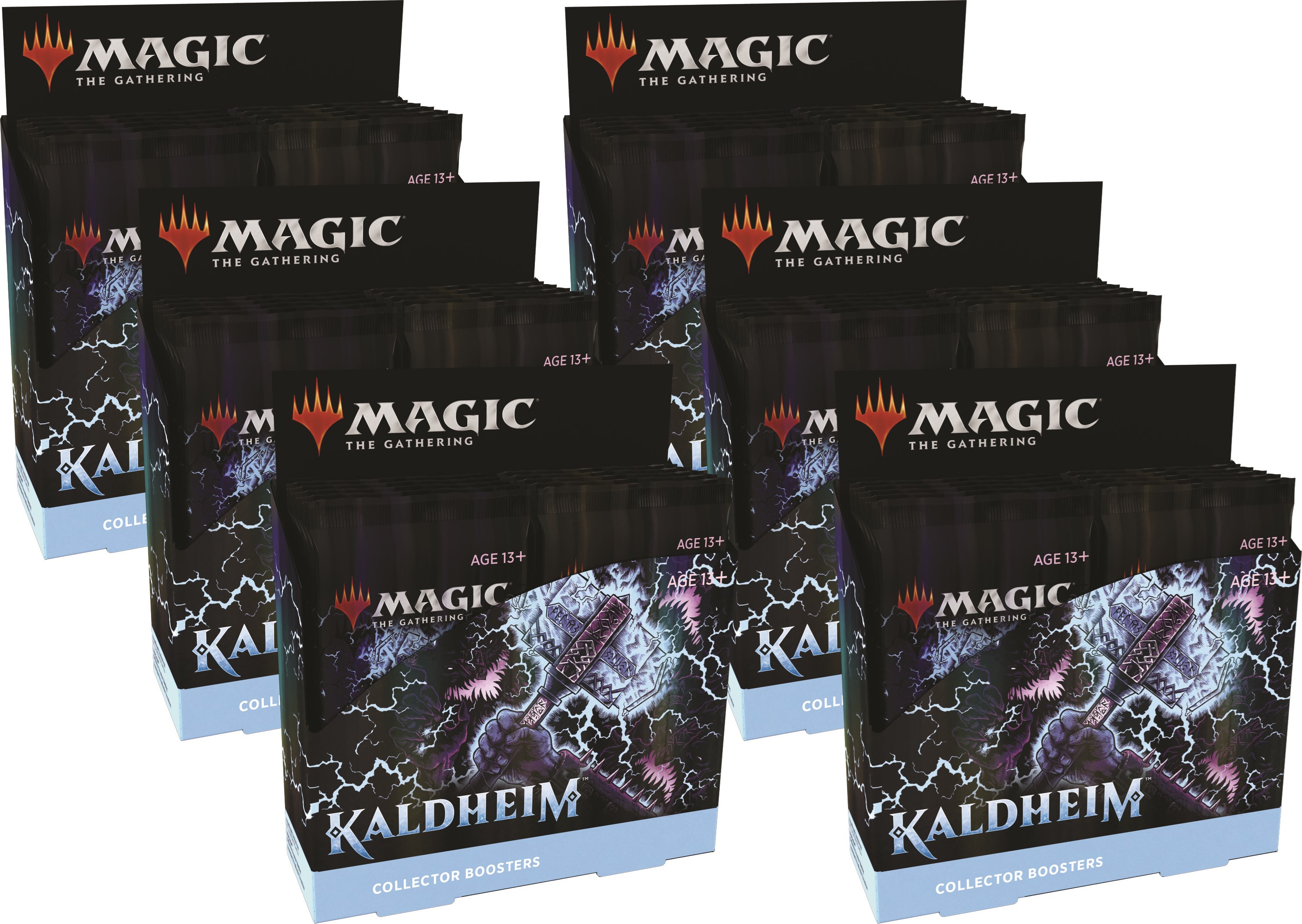 FACTORY SEALED 12 Packs MTG Kaldheim Collector Booster Box 