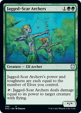 Jagged-Scar Archers - Commander: Kaldheim - Magic: The Gathering