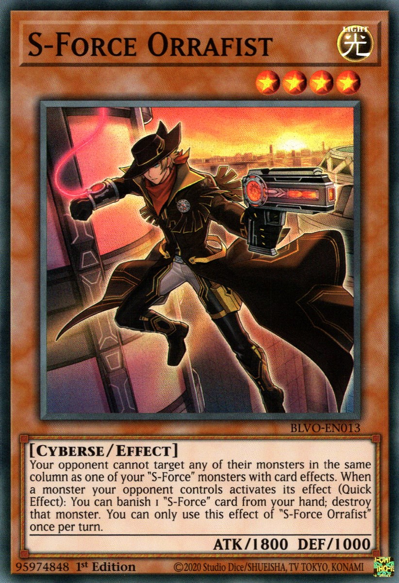 S-Force Justify BLVO-EN048 Ultra Rare Yu-Gi-Oh Card 1st Edition New 
