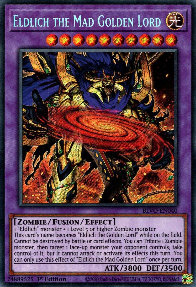 Eldlich the Mad Golden Lord - Blazing Vortex - YuGiOh