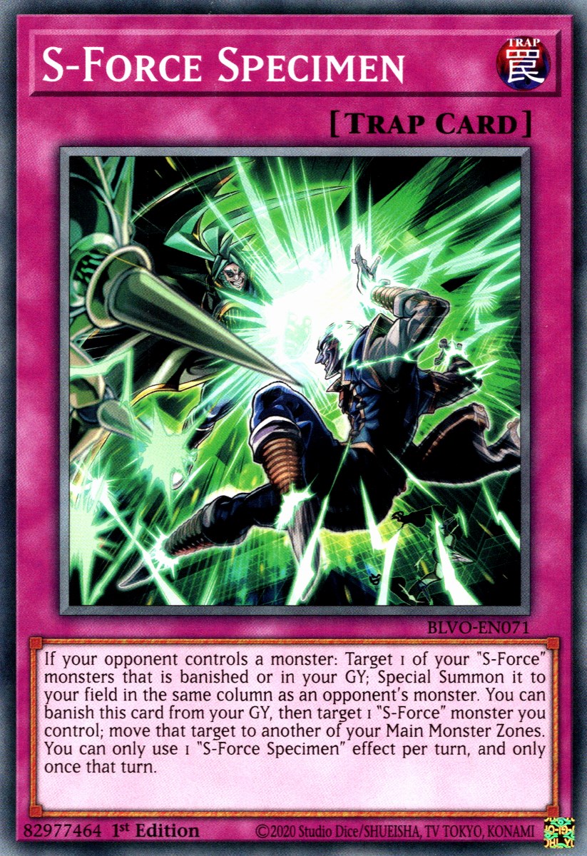 S-Force Specimen - Blazing Vortex - YuGiOh