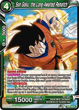 Son Goku, the Long-Awaited Rematch - Battle Evolution Booster - Dragon ...