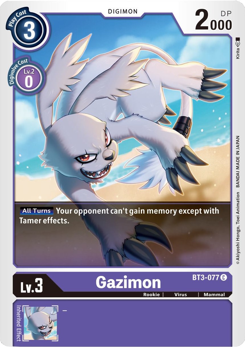 Gazimon Release Special Booster Digimon Card Game 5066