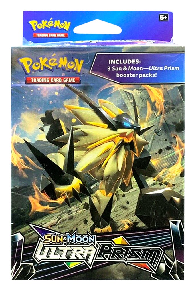 Pokemon Sun And Moon Ultra Prism Sealed Hanger Box of 3 Booster Packs 