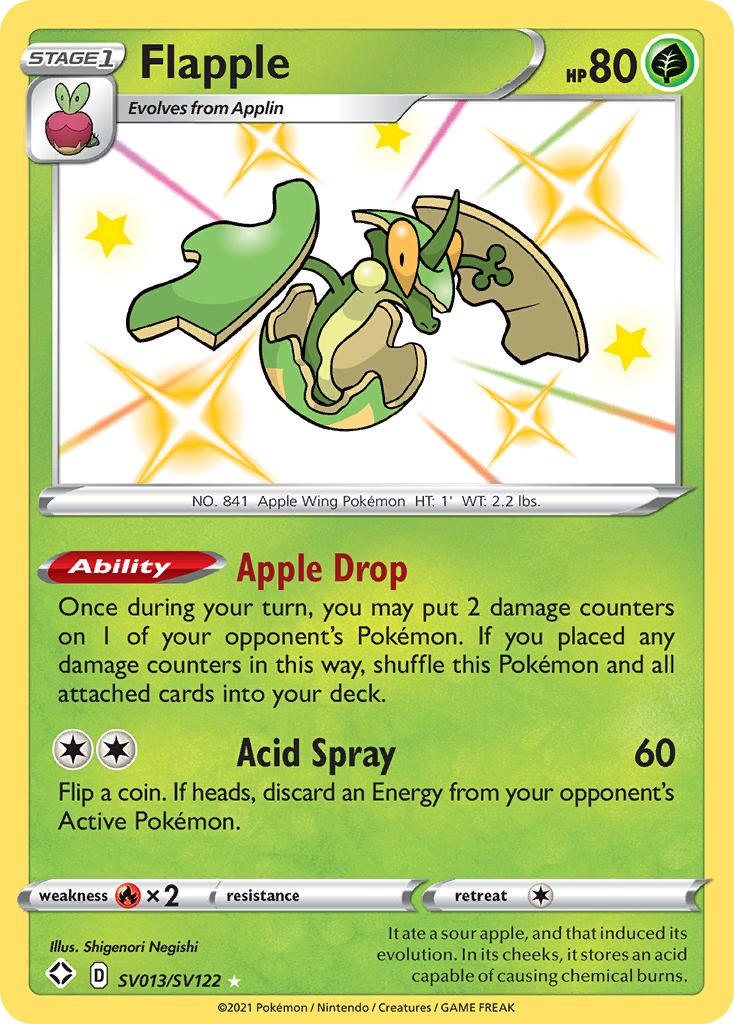 Flapple card artwork
