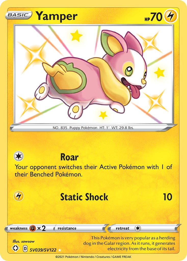 Yamper - Shining Fates: Shiny Vault - Pokemon