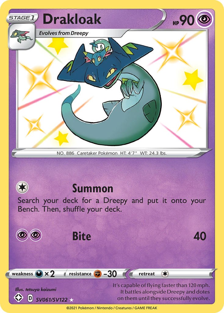 Drakloak card artwork