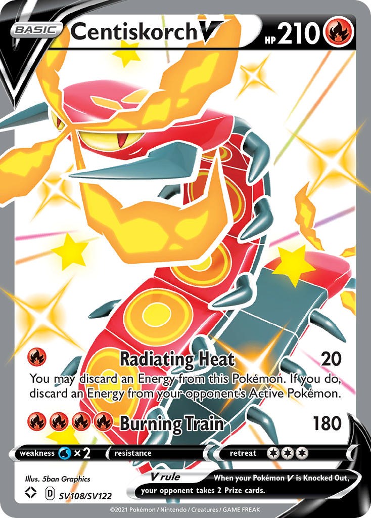 Centiskorch V card artwork