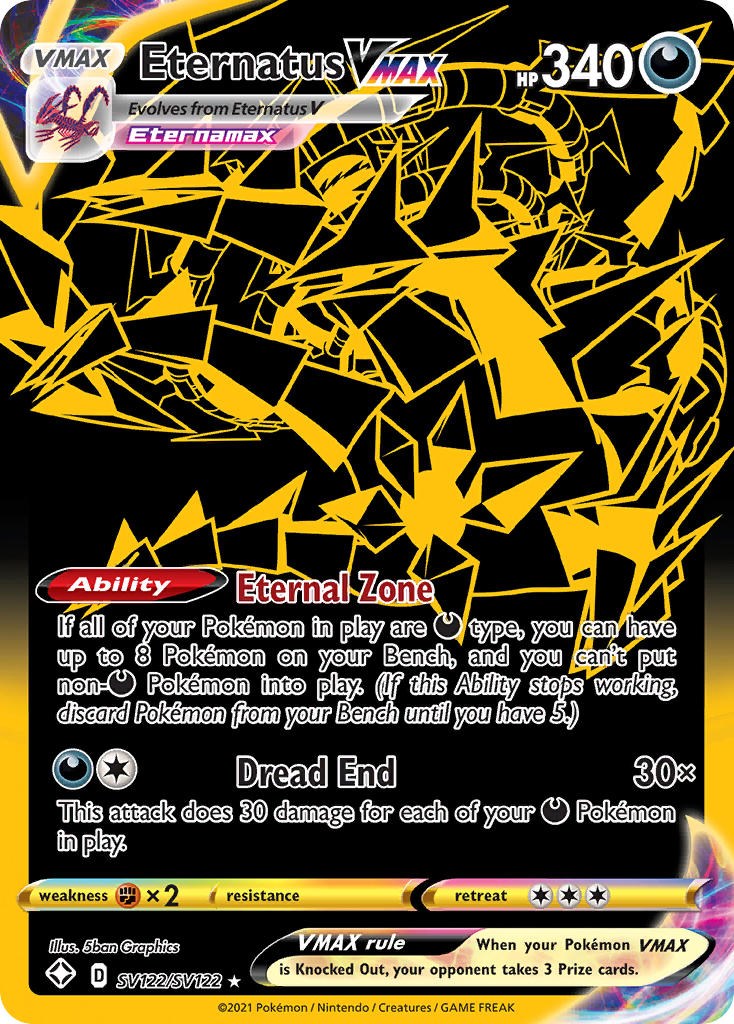 VMAX Shining Fates Holo Promo 2 Card Set NM Pokemon Shiny Crobat V 