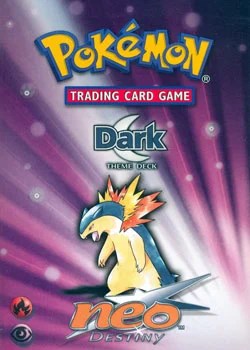 Pokemon Neo Destiny Dark Theme Deck WOTC A5823 for sale online 