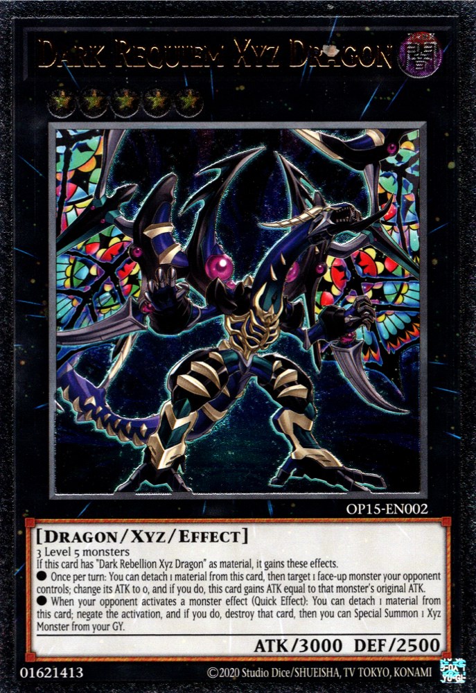 Dark Requiem Xyz Dragon Utr Ots Tournament Pack Yugioh