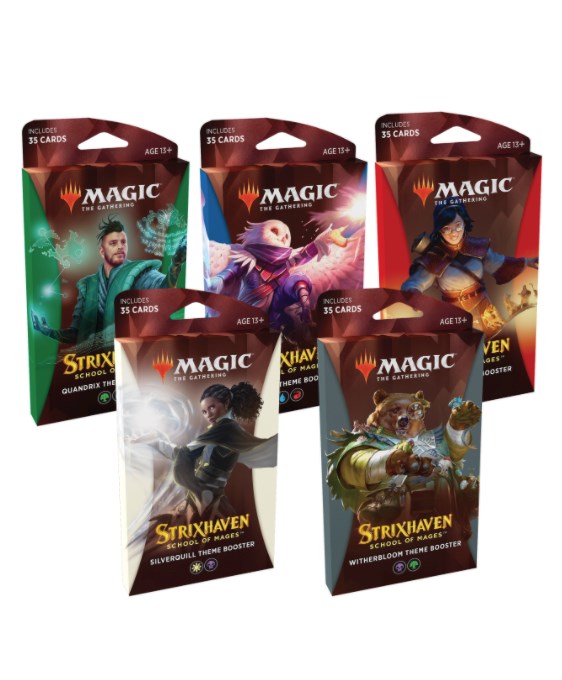 Magic the Gathering Strixhaven School of Mages Quandrix Theme Booster 