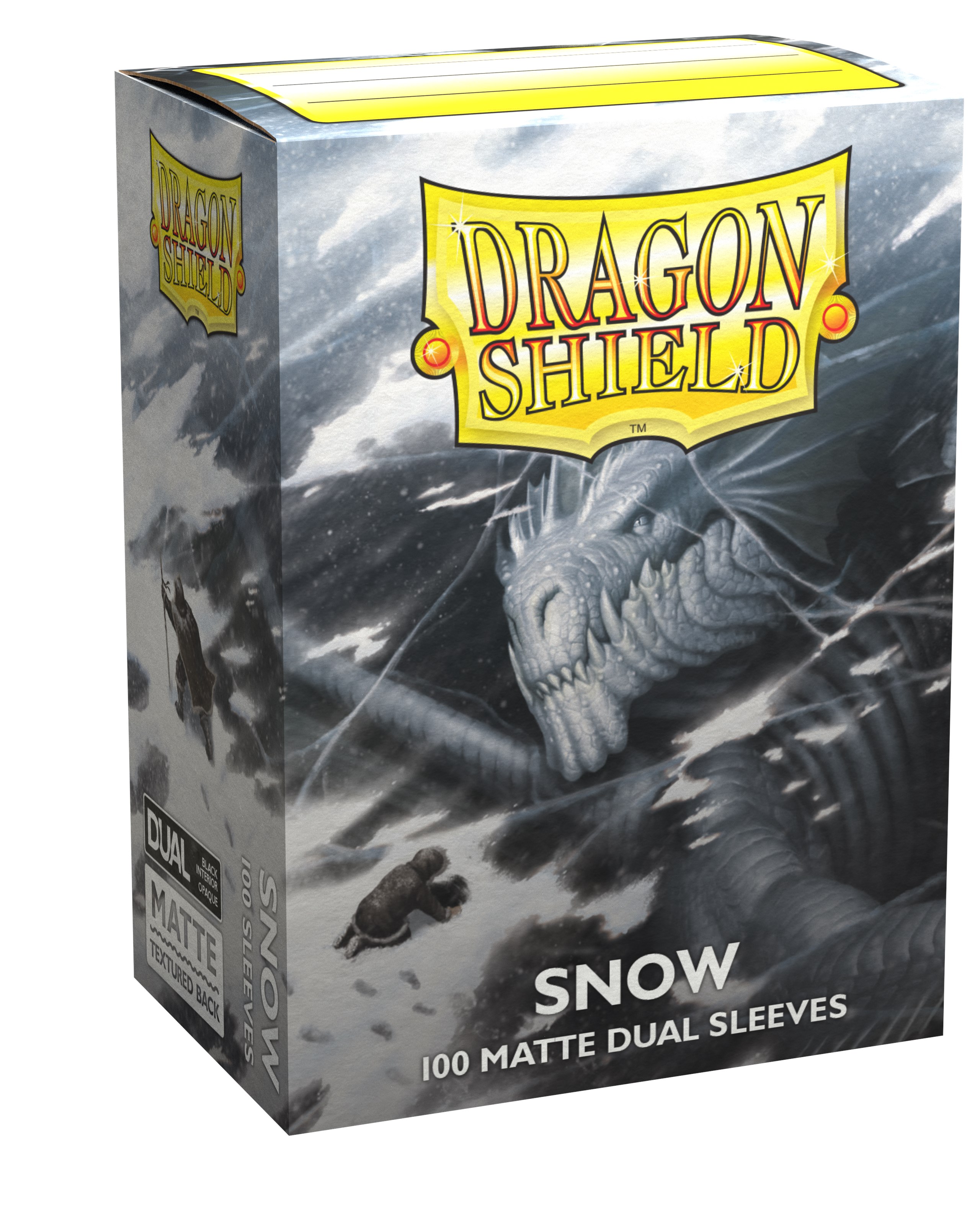 Dragon Shield Dual Matte Standard Sleeves - Snow (100-Pack) - Dragon Shield Card Sleeves - Card