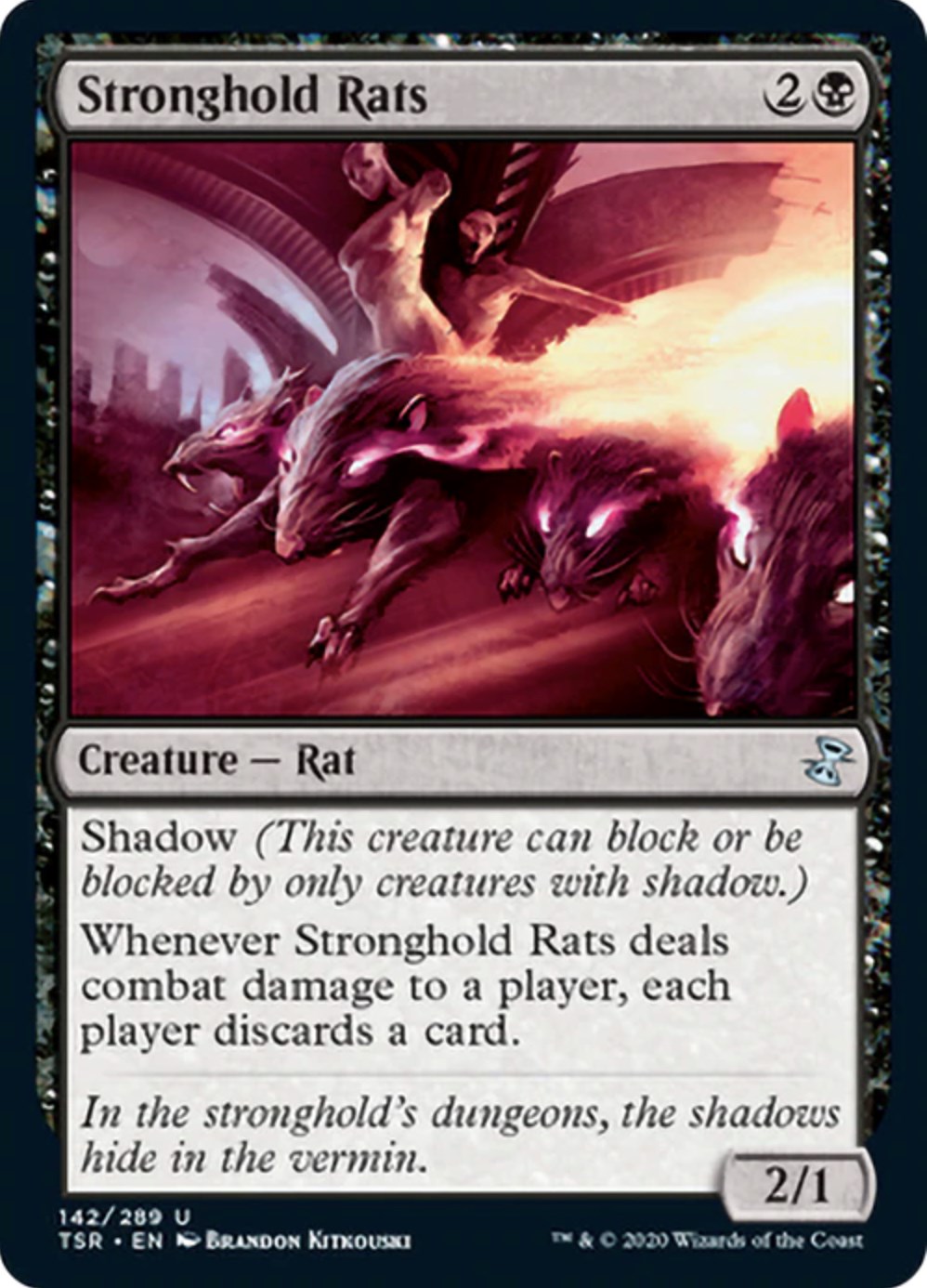 Stronghold Rats - Time Spiral: Remastered - Magic: The Gathering
