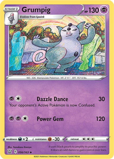 Grumpig card artwork