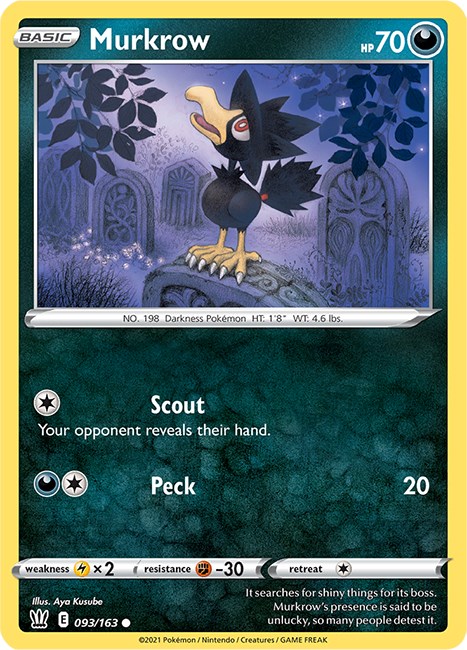 Murkrow card artwork