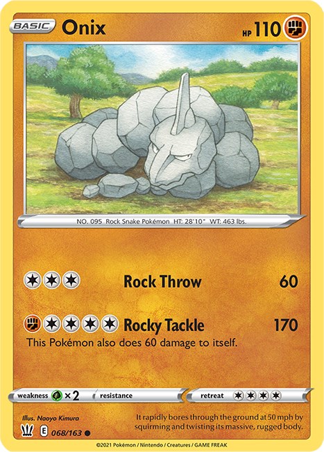 Onix Pokemon TCG Card B13-297 on eBid United States