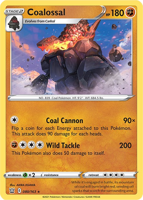 Coalossal card artwork