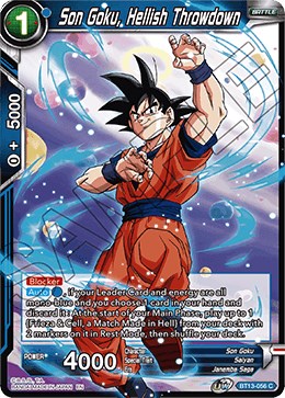 Son Goku, Hellish Throwdown - Supreme Rivalry - Dragon Ball Super CCG