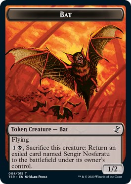 Bat Token - Time Spiral: Remastered - Magic: The Gathering