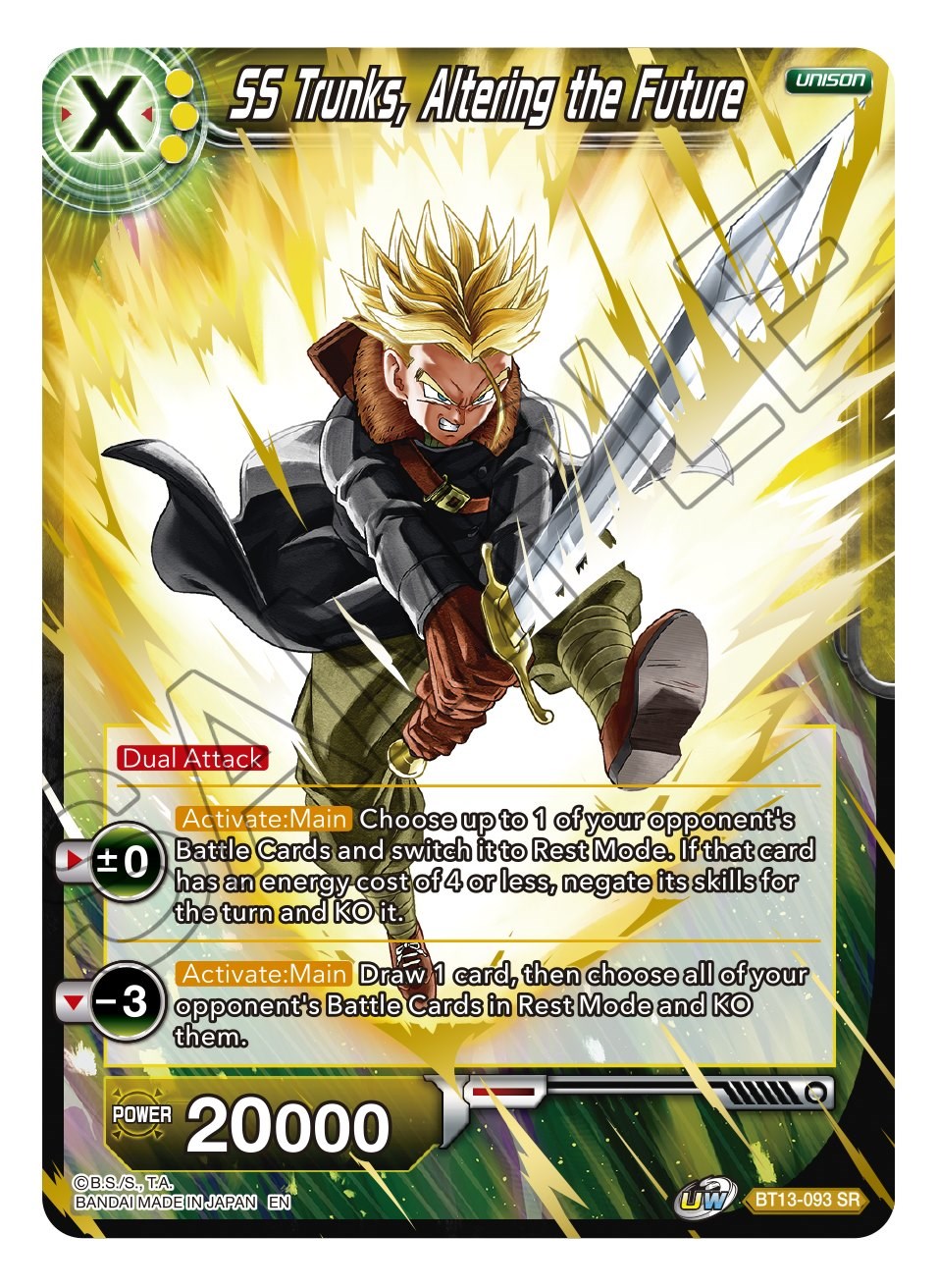 Future Trunks' Roots in Panini America's Dragon Ball Z CCG - RetroDBZccg