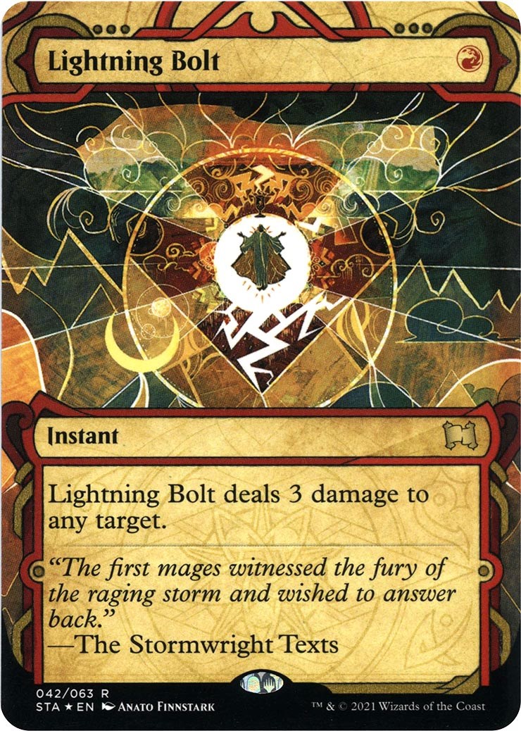 Lightning Bolt (Foil Etched) - Strixhaven: Mystical Archives - Magic: The  Gathering