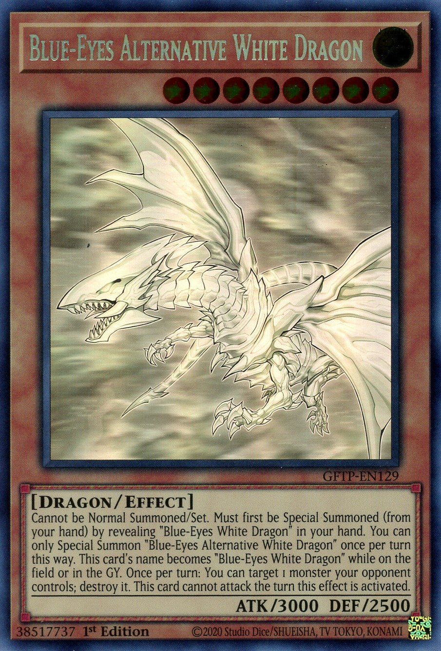 Blue Eyes Alternative Dragon Yugioh Movie Pack Special Edition Unlimited 