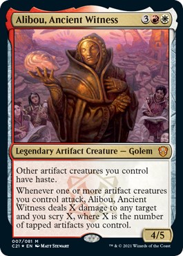 Alibou, Ancient Witness - Commander 2021 - Magic: The Gathering