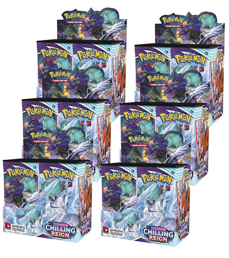 Nintendo Pokemon Sword & Shield Chilling Reign Booster Box - 190 Cards for  sale online