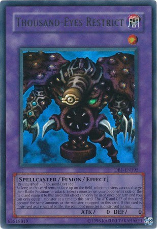 Yugioh Relinquished Complete Deck NM 43 Cards Thousand-Eyes Restrict 
