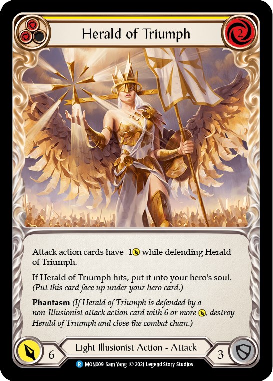Herald of Triumph (Yellow) Monarch Flesh and Blood TCG
