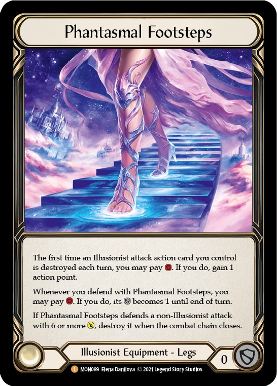 Phantasmal Footsteps - Monarch - Flesh and Blood TCG