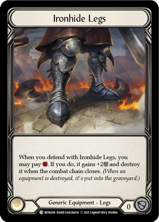 Ironhide Legs Monarch Flesh and Blood TCG