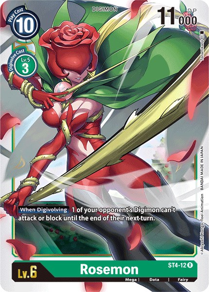 Rosemon - Starter Deck 04: Giga Green - Digimon Card Game