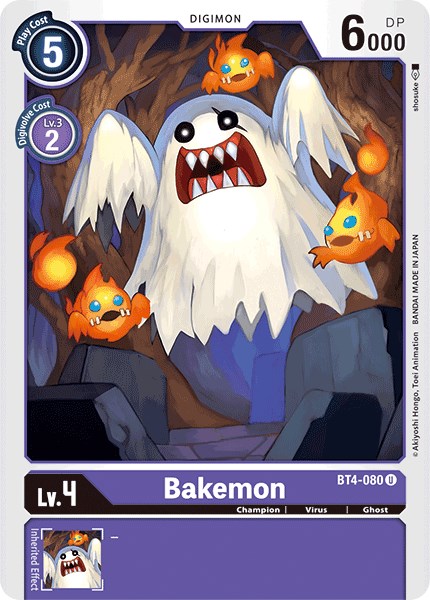 Bakemon Great Legend Digimon Card Game