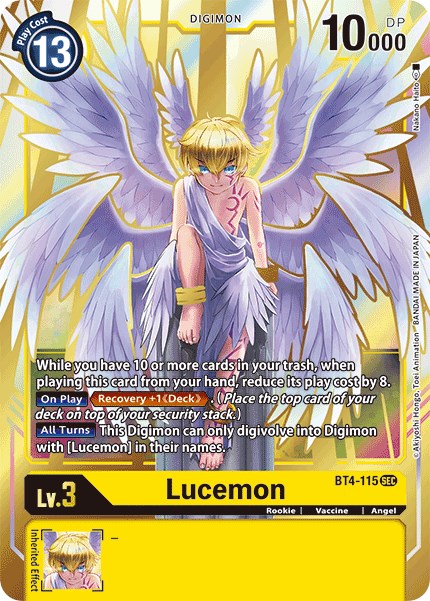 Lucemon Gets New Update in Digimon Masters