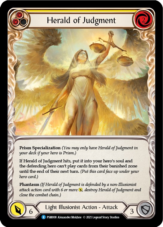 Herald of Judgment - Blitz Deck: Monarch - Prism - Flesh and Blood TCG